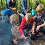 Year 6 teambuilding activities at Rugged Earth