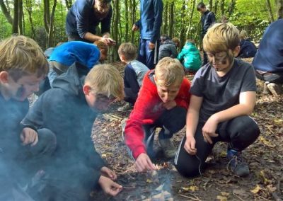 Year 6 teambuilding activities at Rugged Earth