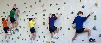 Cranmore Yr 4 Wall Climbing